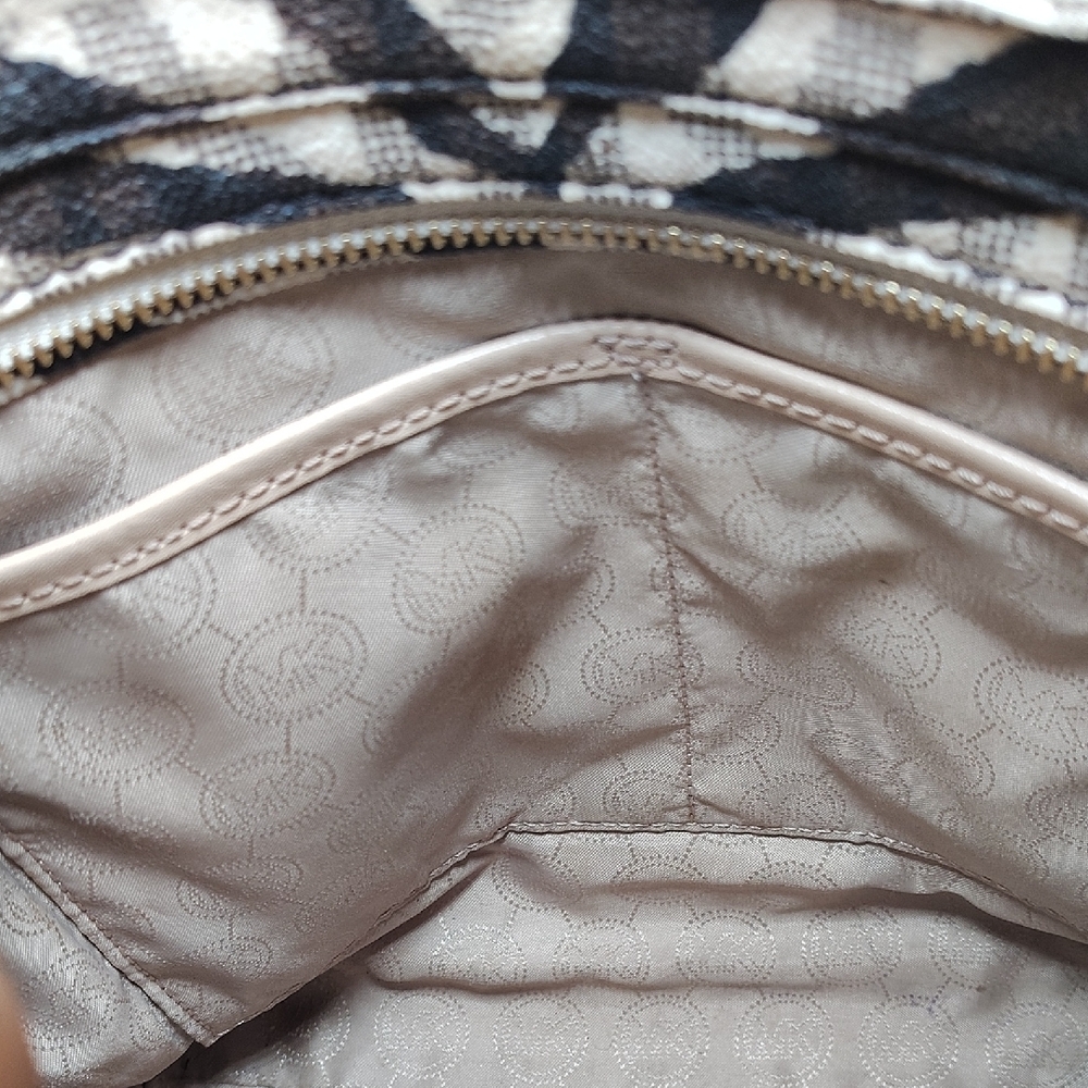 Michael Kors Black and White Zebra Crossbody Bag - Picture 8 of 9